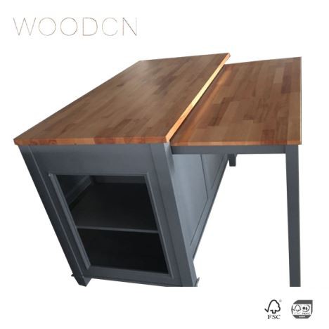 Parte superiore del mobile Burcher Blcok in noce nera