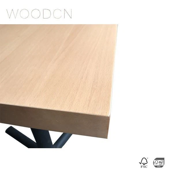 Veneer Beech Wood Table For Restaurant