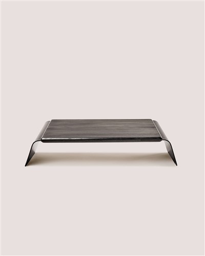 Legno di quercia di carbone solido e supporto per laptop combinato in alluminio
